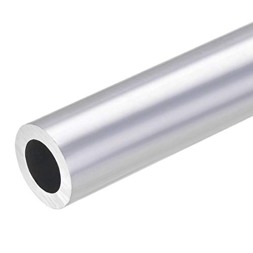 sourcing map 6063 Aluminio Redondo Tubo 22mm OD 14mm Interior Diámetro 300mm Longitud Sin Costura Recto Tubo 2uds