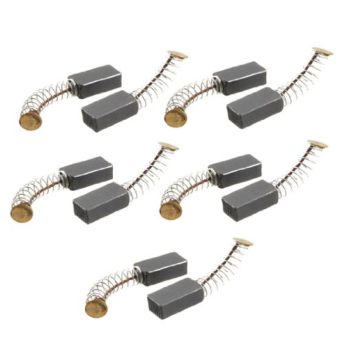 Sourcingmap – ® 5 pares de 14 mm x 8 mm x 5 mm motor escobillas de carbono para herramienta eléctrica