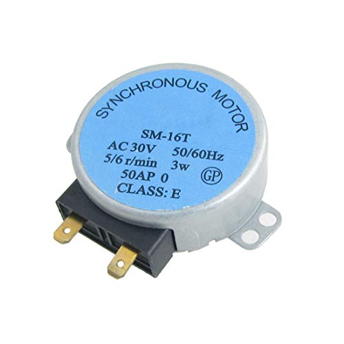 sourcingmap Motor síncrono redondo 5/6R/MIN AC 30V PARA HORNO MICROONDAS