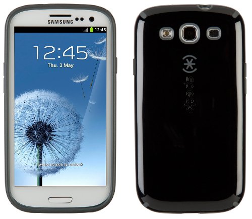 Speck 71665-B489 Funda para teléfono móvil Negro, Gris - Fundas para teléfonos móviles (Funda, Samsung, Galaxy S III, Negro, Gris)