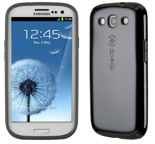 Speck 71665-B489 Funda para teléfono móvil Negro, Gris - Fundas para teléfonos móviles (Funda, Samsung, Galaxy S III, Negro, Gris)