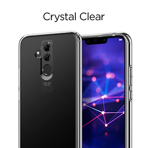 Spigen, Funda Compatible con Huawei Mate 20 Lite [Liquid Crystal] Absorción de Choque Resistente y diseño de Fibra de Carbono [Compatible con Carga Inalámbrica] - [Transparent]