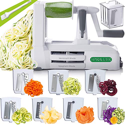 Spiralizer Tri-Blade - Máquina de Corte Manual, Color Blanco