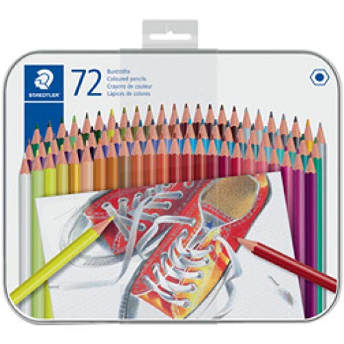 STAEDTLER 175 M36 ST Lápices de colores con forma hexagonal, Caja con 36 colores Variados