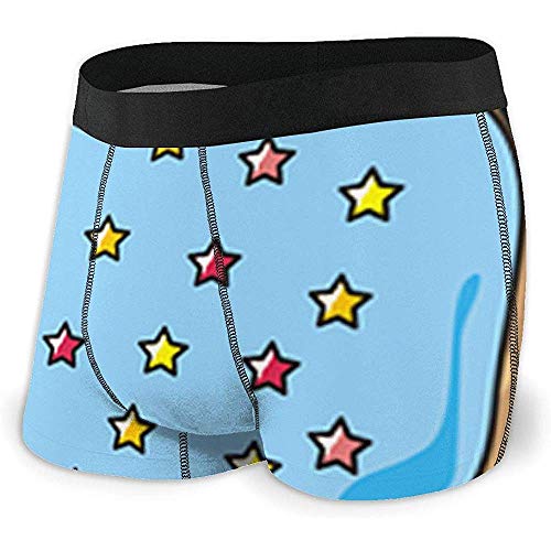 Star Cake 'S da uomo, Intimo ad angolo Piatto, Cintura da Boxer traspirante con Cintura a Vista