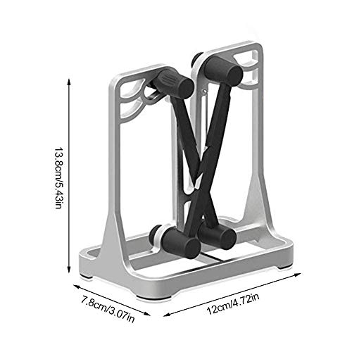 starte Afilador De Cuchillos, Afilador De Cuchillos Profesionales con Completo Soporte Metálico, Pulido Y Afilado Serrado/Biselado/Standard Cuchillas Cuchillos - Mejor Cuchillo De Cocina Afilador