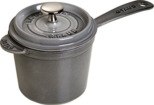 STAUB Sauce Pan Salsera, Hierro Fundido, Gris Grafito, 18 cm