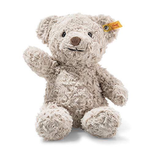 Steiff 113420 Soft Cuddly Friends Honey - Oso de Peluche (28 cm), Color Gris