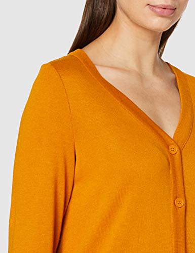 Street One 315292 Cardigan mit Knoten Suéter, Caramel Foxy, 36 para Mujer