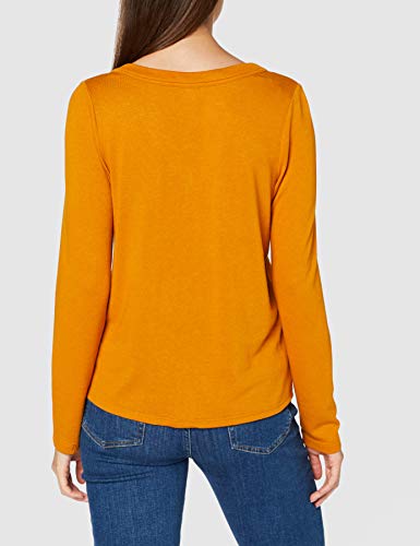 Street One 315292 Cardigan mit Knoten Suéter, Caramel Foxy, 36 para Mujer