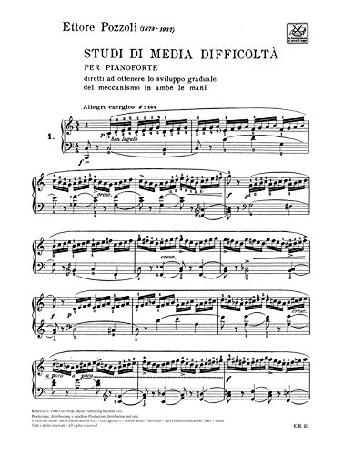 Studi di média difficolta piano