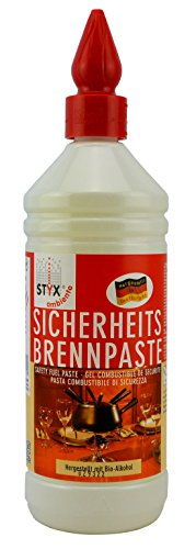 Styx Ambiente Seguridad quemar brenngel 1000 ml. Fabricado en exclusiva de materias primas renovables y Bio Alcohol. Fabricado en Alemania.