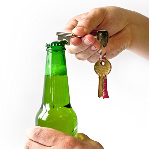 Suck Uk SK KEY01 Abridor de botellas de llave, Metal, Plata