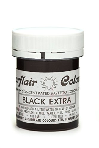 Sugarflair Máximo de Alta Concentración 42G Concentración Negro Profundo Extra