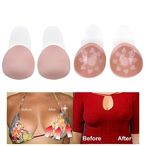 Sujetador adhesivo transpirable,Sujetador sin tirantes Adhesivo adhesivo Invisible Sujetadores push up,Cinta de levantamiento de senos Silicona Pechugas para vestidos sin espalda o sin tirantes,etc.