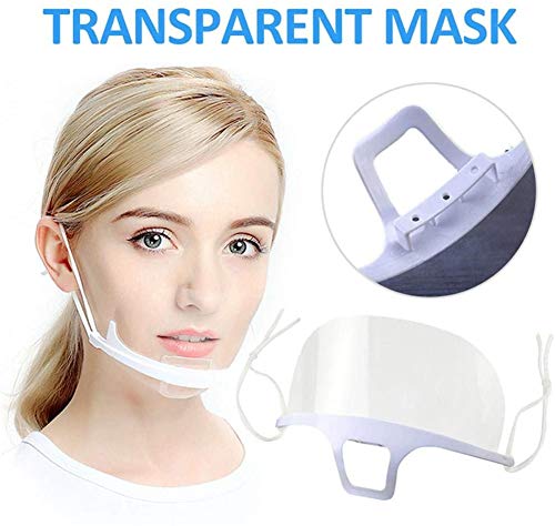 Surfilter 10PCS Escudo Transparente Herramienta de Cuidado de la Salud Desechable Anti-vaho Elástico Protección Facial Protección Catering Comida Hotel Plástico Cocina Restaurante Premium