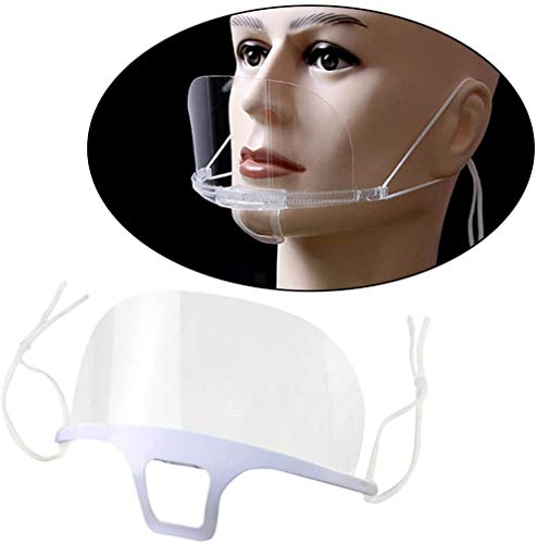 Surfilter 10PCS Escudo Transparente Herramienta de Cuidado de la Salud Desechable Anti-vaho Elástico Protección Facial Protección Catering Comida Hotel Plástico Cocina Restaurante Premium