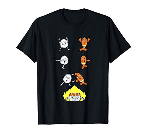 Sushi Gift Japonés Sashimi Anime Sushi Fusion Camiseta