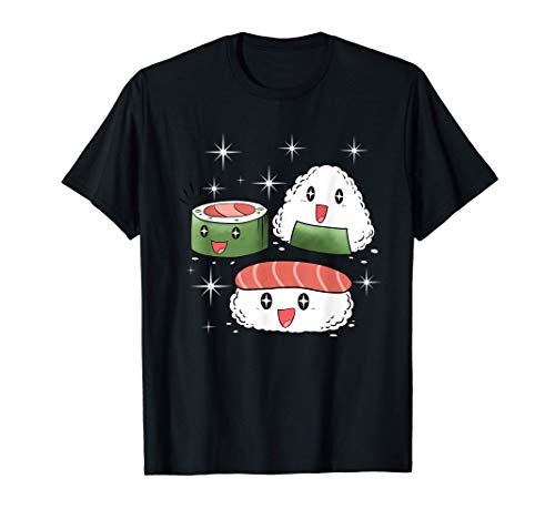 Sushi Gift Sashimi japonés Anime Sushi Camiseta