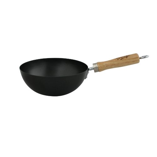 swift Dexam - Wok (20 cm, Acero al Carbono, Mango de Madera)