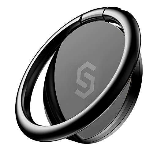 Syncwire Anillo Soporte móvil para el Dedo - Soporte de Coche con rotación 360º Anilla metálica de Ajuste para móviles iPhone XS MAX/XR/X, 8 7 6s 6 Plus, Samsung Galaxy S10 S9 S8, LG Moto Sony y más