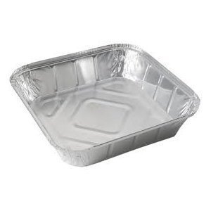 SZJJI Bandejas de Papel de Aluminio Desechables contenedores con Tapas de lámina 1000ml. Ideal para Hornear Comida para Llevar y más Pack de 5