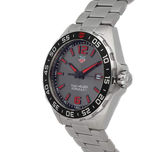 Tag Heuer Formula 1 cuarzo (barro) esfera gris reloj para hombre WAZ1018.BA0842 (usado)