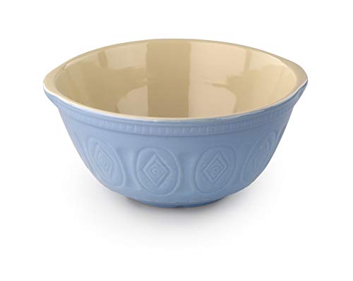 Tala Retro Traditional - Cuenco de cerámica (30,5 cm), Color Azul