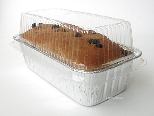 Tapa transparente para 2 lb. Durable Packaging - Molde para pan (50 unidades)