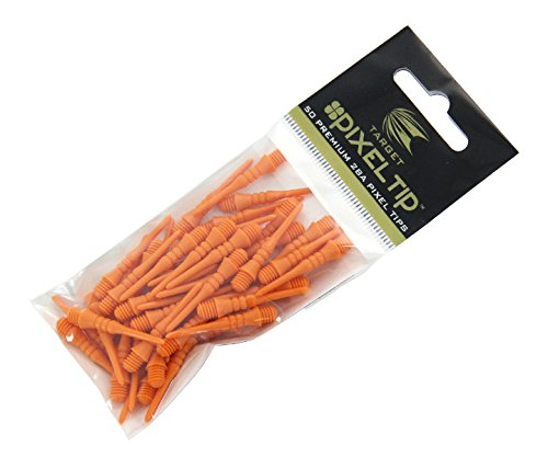 Target Darts Pixel Soft Tip Orange-Pack of 50 Dardos Punta Suave, Naranja, Set of 50