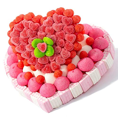 Tarta chuches San Valentin corazones