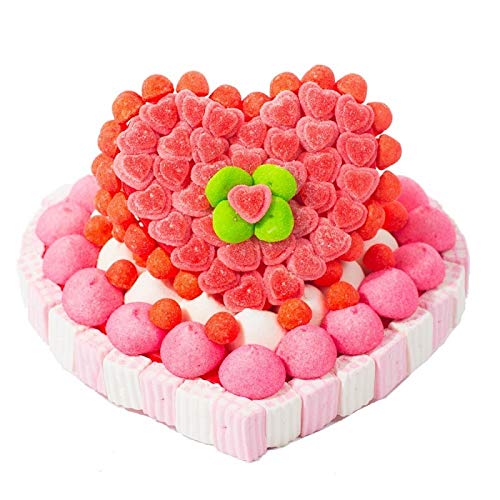 Tarta chuches San Valentin corazones