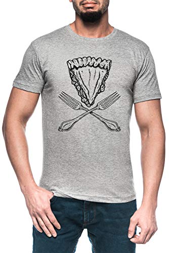 Tarta Tarifa Hombre Gris Camiseta Manga Corta Men's Grey T-Shirt