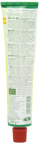Tartex Organic Herbal and Garlic Pate Tube 200 g (Pack of 4)