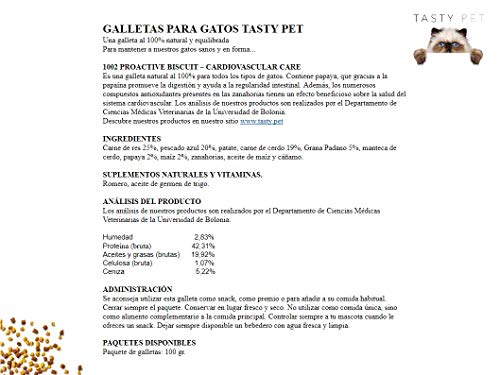 Tasty Pet Galletas y Snacks para Gatos 600 g