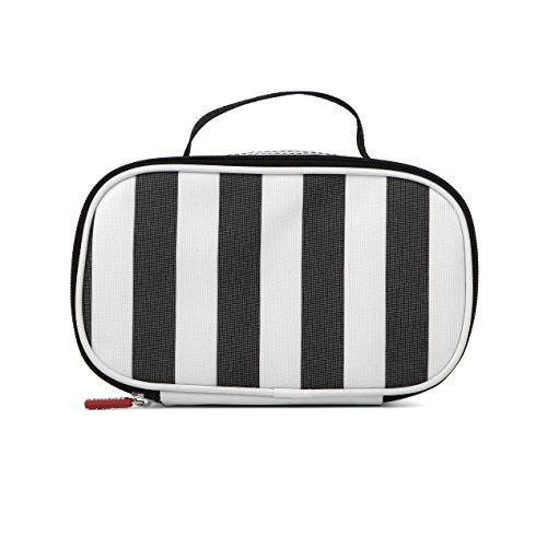 Tatay Urban Food Mini bolsa térmica porta alimentos con fiambrera incluida, Negro / Blanco, 21.5 x 9 x 12 cm