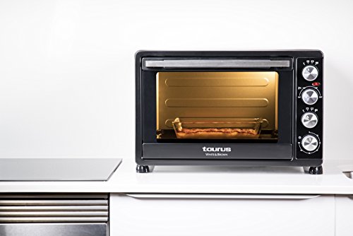 Taurus Horizon 45 - Horno Electrico, 2000 W, Acero 18/10, Negro