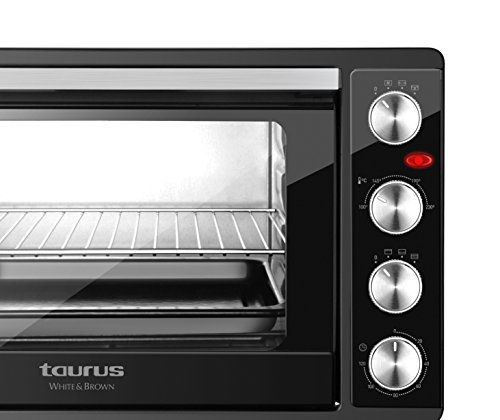 Taurus Horizon 45 - Horno Electrico, 2000 W, Acero 18/10, Negro