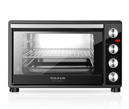 Taurus Horizon 45 - Horno Electrico, 2000 W, Acero 18/10, Negro