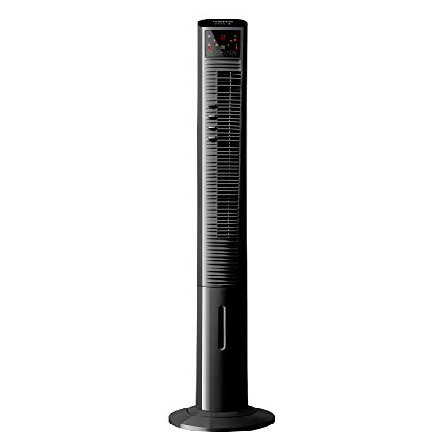 Taurus TMF1500 - Ventilador de torre con nebulizador de agua, Oscilante, 120 cm de altura, 3 velocidades, 3 modos de funcionamiento, Temporizador 12 horas, Mando a distancia, 90W