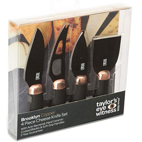 Taylors Eye Witness Tew-Lms24Cs3 Cuchillos De Queso, Acero Inoxidable, Cobre