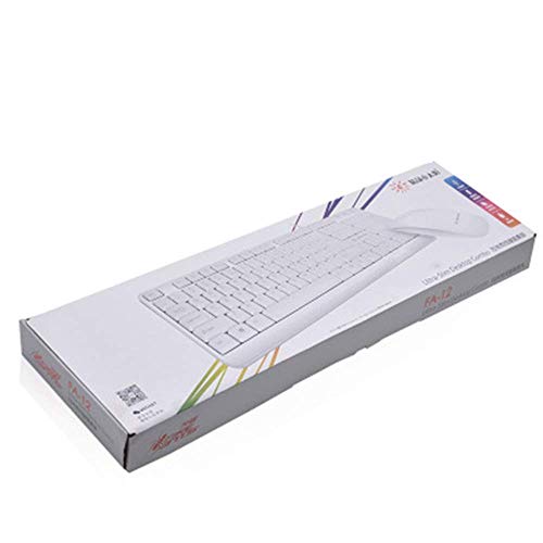 Teclado Teclado Ordinaria de juego del ratón del ordenador teclado teclado con cable de escritorio de oficina en casa teclado portátil ultrafina externa teclado inalámbrico Diseño ligero ultra-delgado