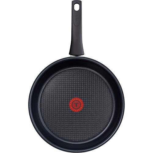 Tefal Elegance C36704 Sartén Multiuso Alrededor - Cacerola (Alrededor, Sartén Multiuso, Negro, Fuerza de Titanio, 175 °C, Aluminio)