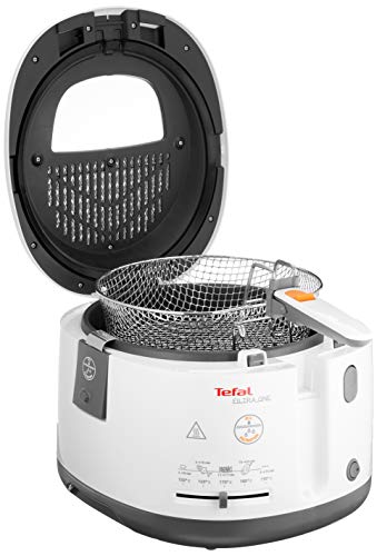 Tefal Filtra One FF1631 Freidora, 1900 W, 1.2 Kilos, Aluminio, Blanco