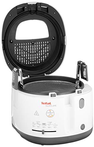 Tefal Filtra One FF1631 Freidora, 1900 W, 1.2 Kilos, Aluminio, Blanco