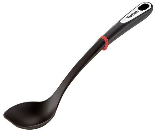 Tefal K2060514 - Cuchara termoresistente, plástico, negro/rojo