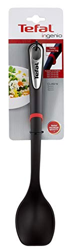 Tefal K2060514 - Cuchara termoresistente, plástico, negro/rojo