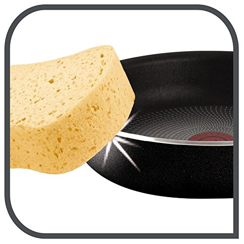 Tefal Talent Pro C6214682 Cacerola con Tapa, 24 Cm, Aluminio, Negro