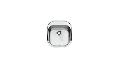 Teka Stylo 1C Lavabo sobre-encimera Rectangular Acero inoxidable - Fregadero (Lavabo sobre-encimera, Rectangular, Acero inoxidable, Acero inoxidable, 1 senos, 8,89 cm (3.5"))