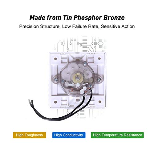 Temporizador, Interruptor de Temporizador Interruptor del Temporizador AC 220V, Interruptor de Temporizador de 30 Minutos/60 Minutos/120 Minutos (120 Min)